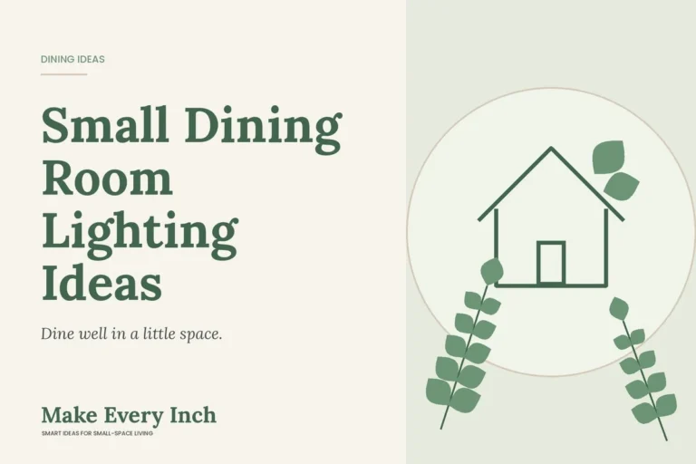Small Dining Room Lighting Ideas, Make Every Inch cover with a house and leaf illustration