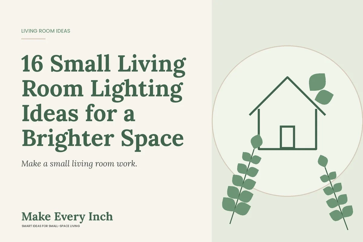 16 Small Living Room Lighting Ideas for a Brighter Space