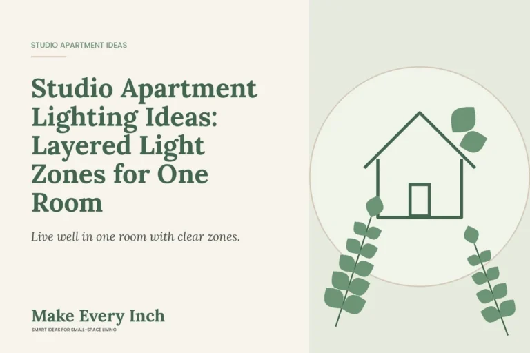 Studio Apartment Lighting Ideas: Layered Light Zones for One Room, Make Every Inch cover with a house and leaf illustration